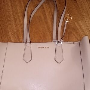 Michael Kors Cream Colored Tote Bag